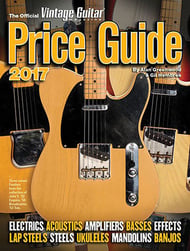 The Official Vintage Guitar Magazine Price Guide 2017 book cover